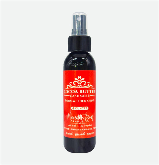 Cocoa Butter Cashmere Room & Linen Spray Meredith Bay Candle Co