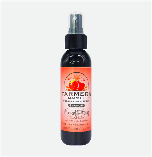 Farmers Market Room & Linen Spray Meredith Bay Candle Co