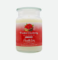 Load image into Gallery viewer, Frosted Cranberry Soy Candle Meredith Bay Candle Co 24 Oz 
