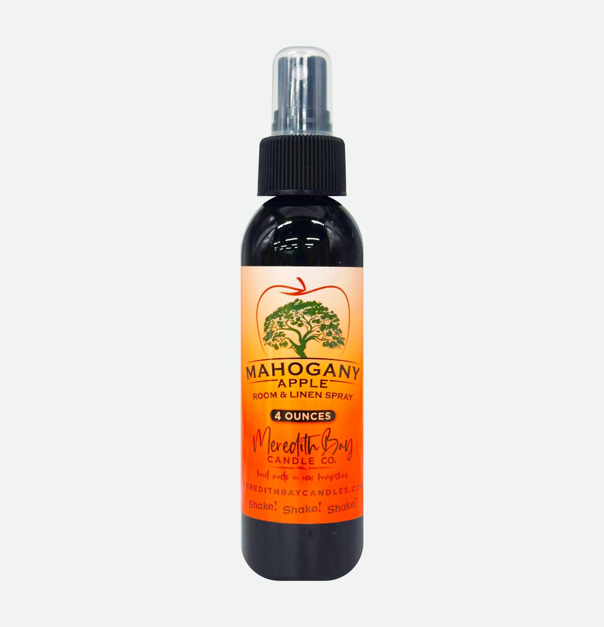 Mahogany Apple Room & Linen Spray Meredith Bay Candle Co