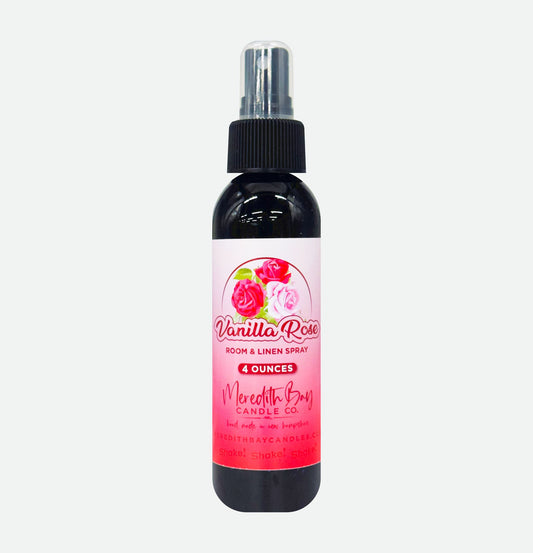 Vanilla Rose Room & Linen Spray Meredith Bay Candle Co