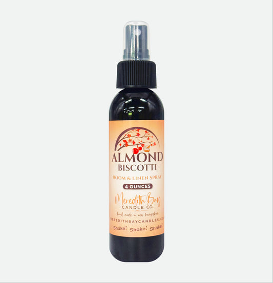 Almond Biscotti Room & Linen Spray Meredith Bay Candle Co