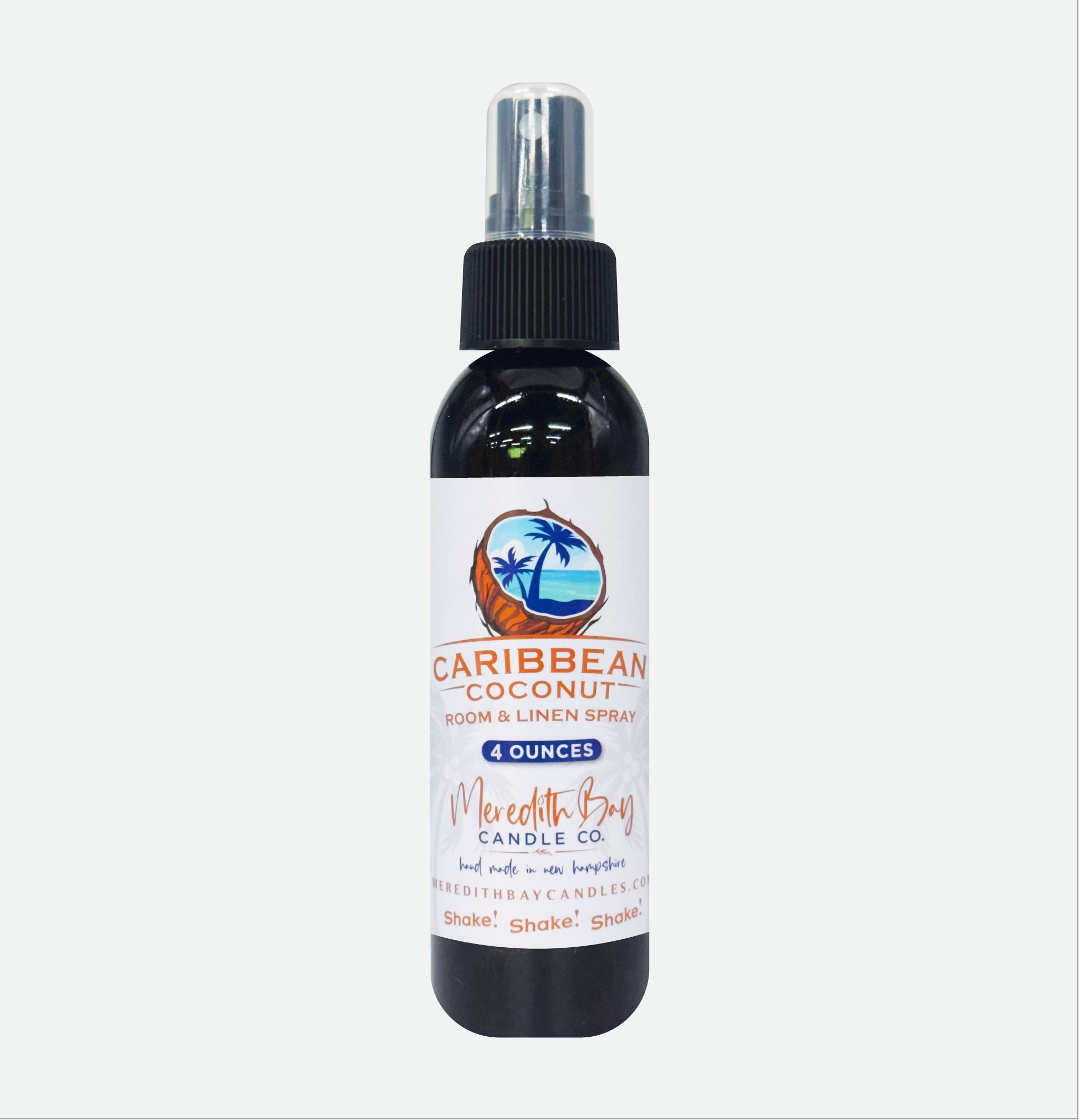 Caribbean Coconut Room & Linen Spray Meredith Bay Candle Co