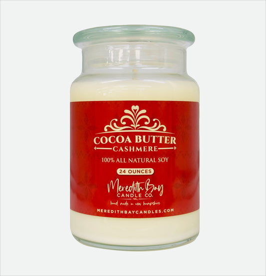 Cocoa Butter Cashmere Soy Candle Meredith Bay Candle Co 24.0 Oz