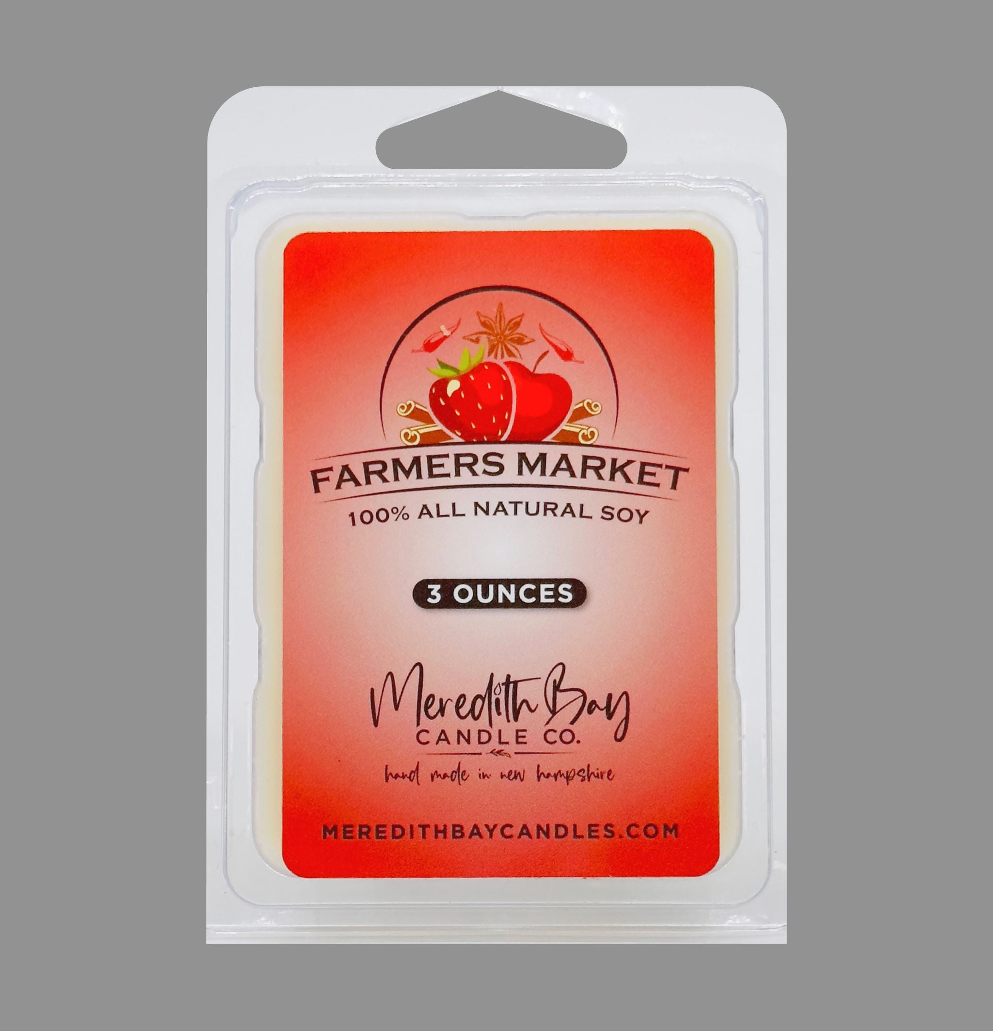 Farmers Market Wax Melt Meredith Bay Candle Co