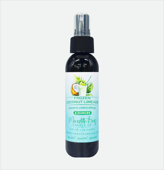 Frozen Coconut Limeade Room & Linen Spray Meredith Bay Candle Co