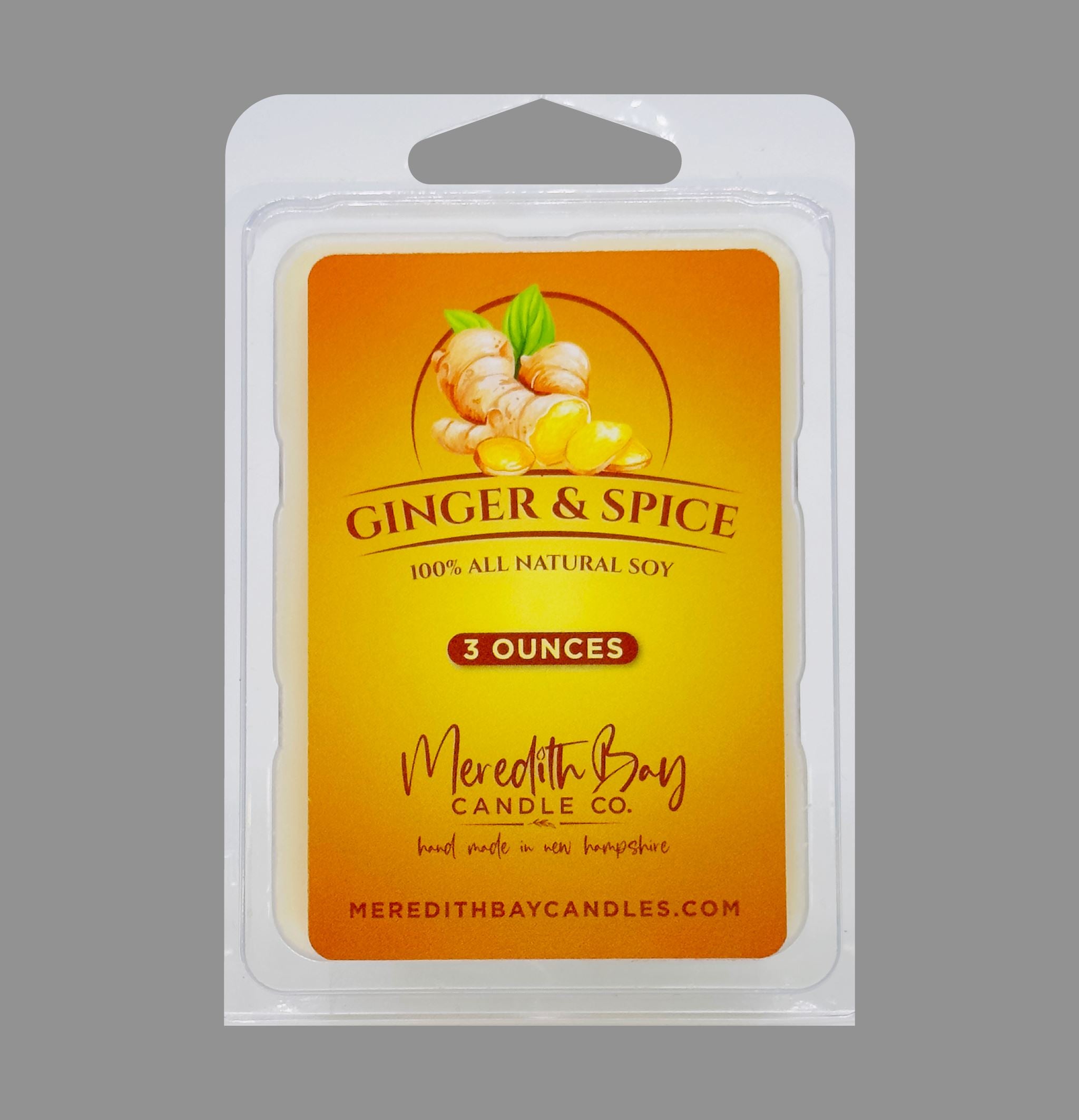 Ginger & Spice Wax Melt Meredith Bay Candle Co