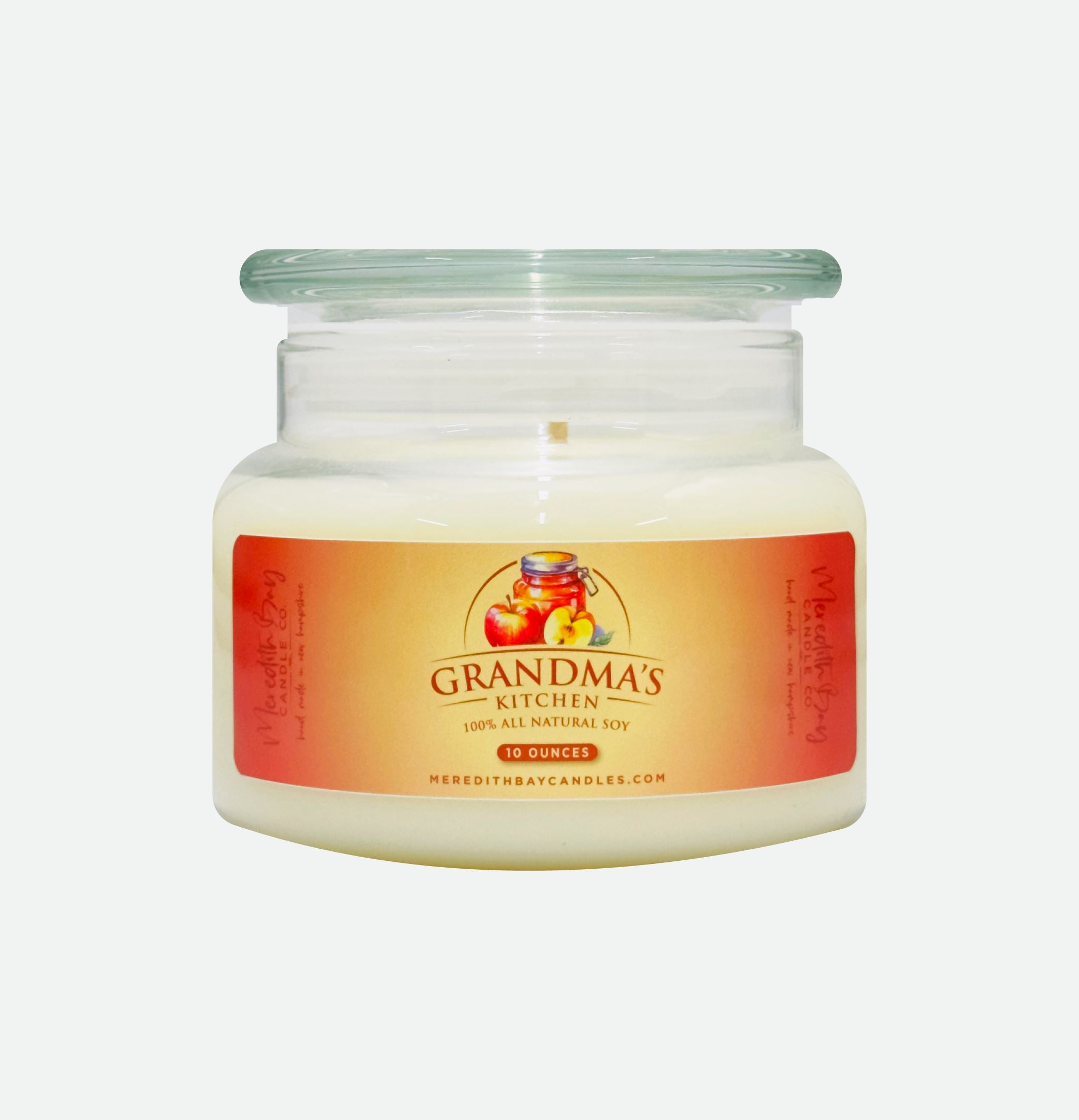 Grandma's Kitchen Soy Candle Meredith Bay Candle Co 10 Oz