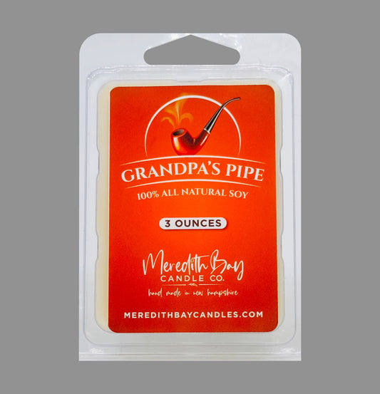 Grandpa's Pipe Wax Melt Meredith Bay Candle Co 