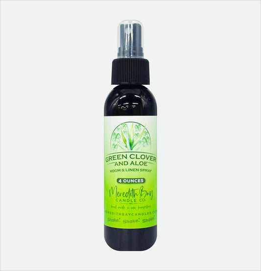 Green Clover & Aloe Room & Linen Spray Meredith Bay Candle Co