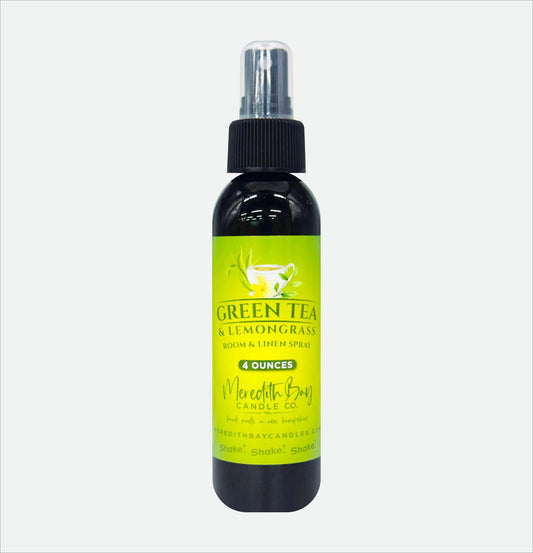 Green Tea and Lemongrass Room & Linen Spray Meredith Bay Candle Co