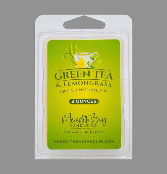 Green Tea and Lemongrass Wax Melt Meredith Bay Candle Co