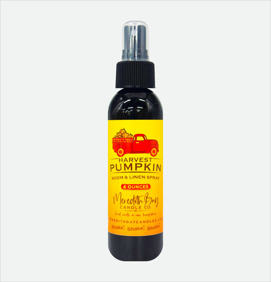 Harvest Pumpkin Room & Linen Spray Meredith Bay Candle Co
