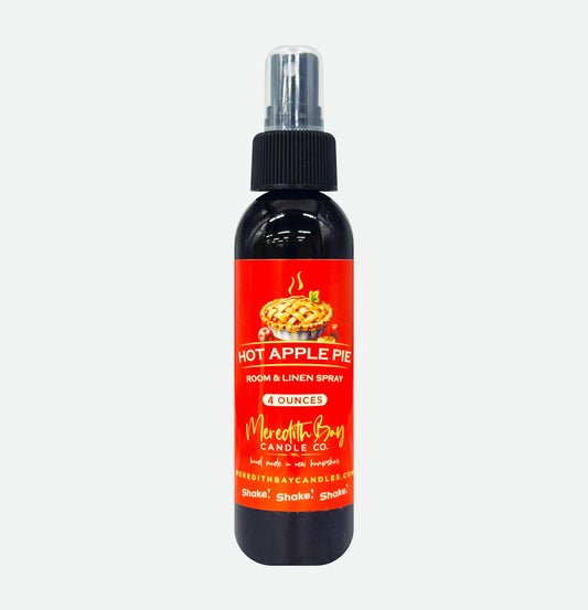 Hot Apple Pie Room & Linen Spray Meredith Bay Candle Co
