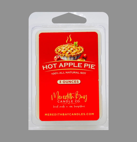 Hot Apple Pie Wax Melt Meredith Bay Candle Co