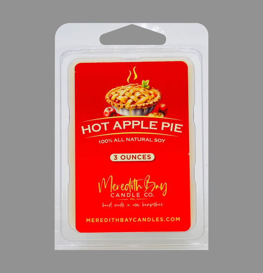 Hot Apple Pie Wax Melt Meredith Bay Candle Co 