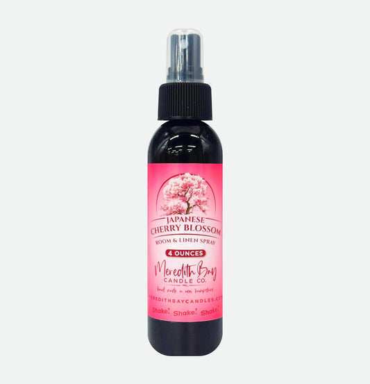 Japanese Cherry Blossom Room & Linen Spray Meredith Bay Candle Co