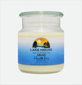 Load image into Gallery viewer, Lake House Soy Candle Meredith Bay Candle Co 16 Oz 

