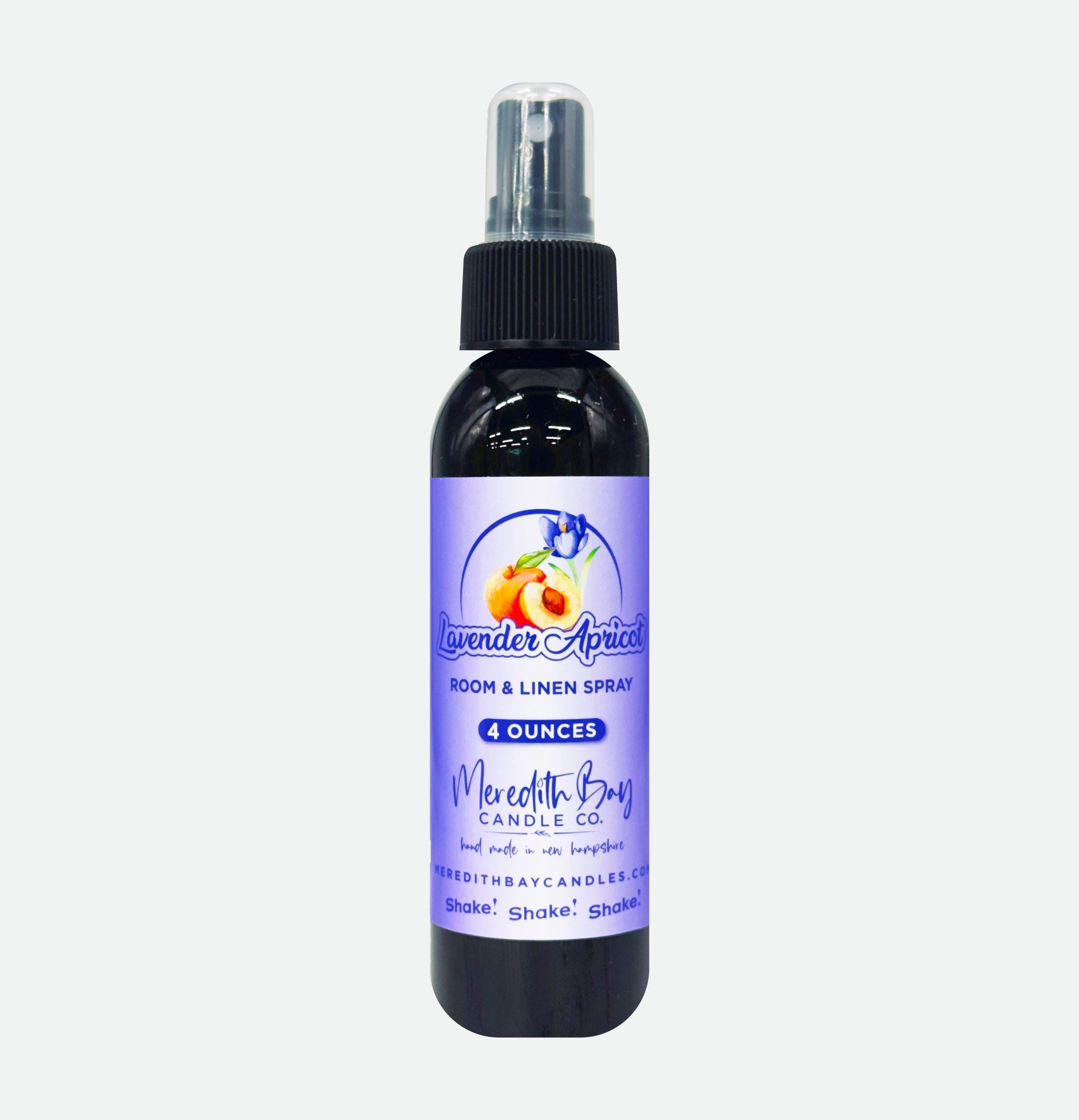 Lavender Apricot Room & Linen Spray Meredith Bay Candle Co