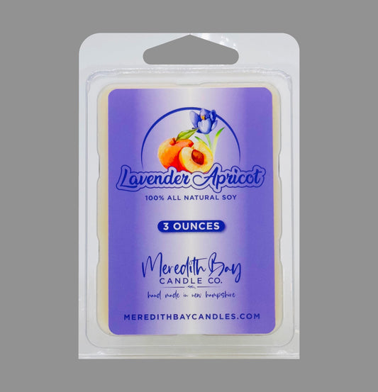 Lavender Apricot Wax Melt Meredith Bay Candle Co