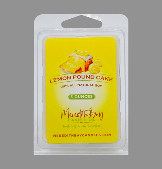 Lemon Pound Cake Wax Melt Meredith Bay Candle Co