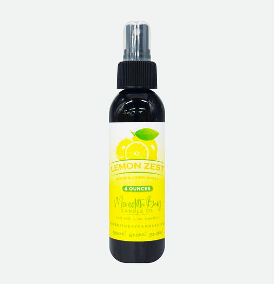 Lemon Zest Room & Linen Spray Meredith Bay Candle Co