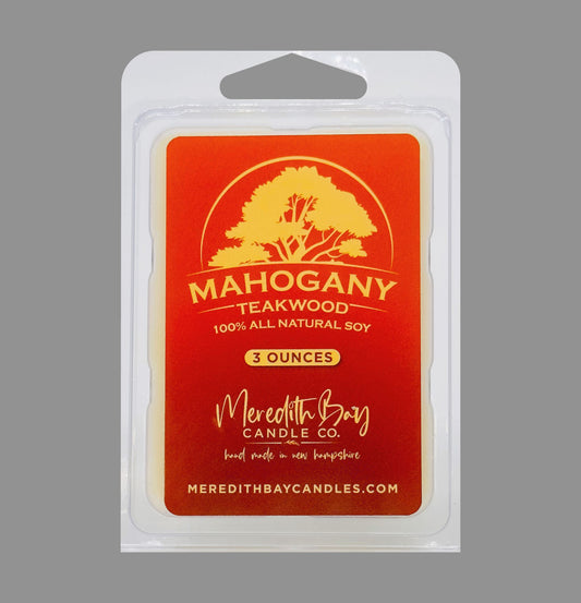 Mahogany Teakwood Wax Melt Meredith Bay Candle Co