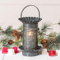 Load image into Gallery viewer, Mini Wax Warmer with Vertical Faith Hope Love in Country Tin Wax Warmer Irvins Tinware