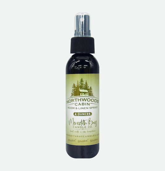 Northwoods Cabin Room & Linen Spray Room & Linen Spray Meredith Bay Candle Co
