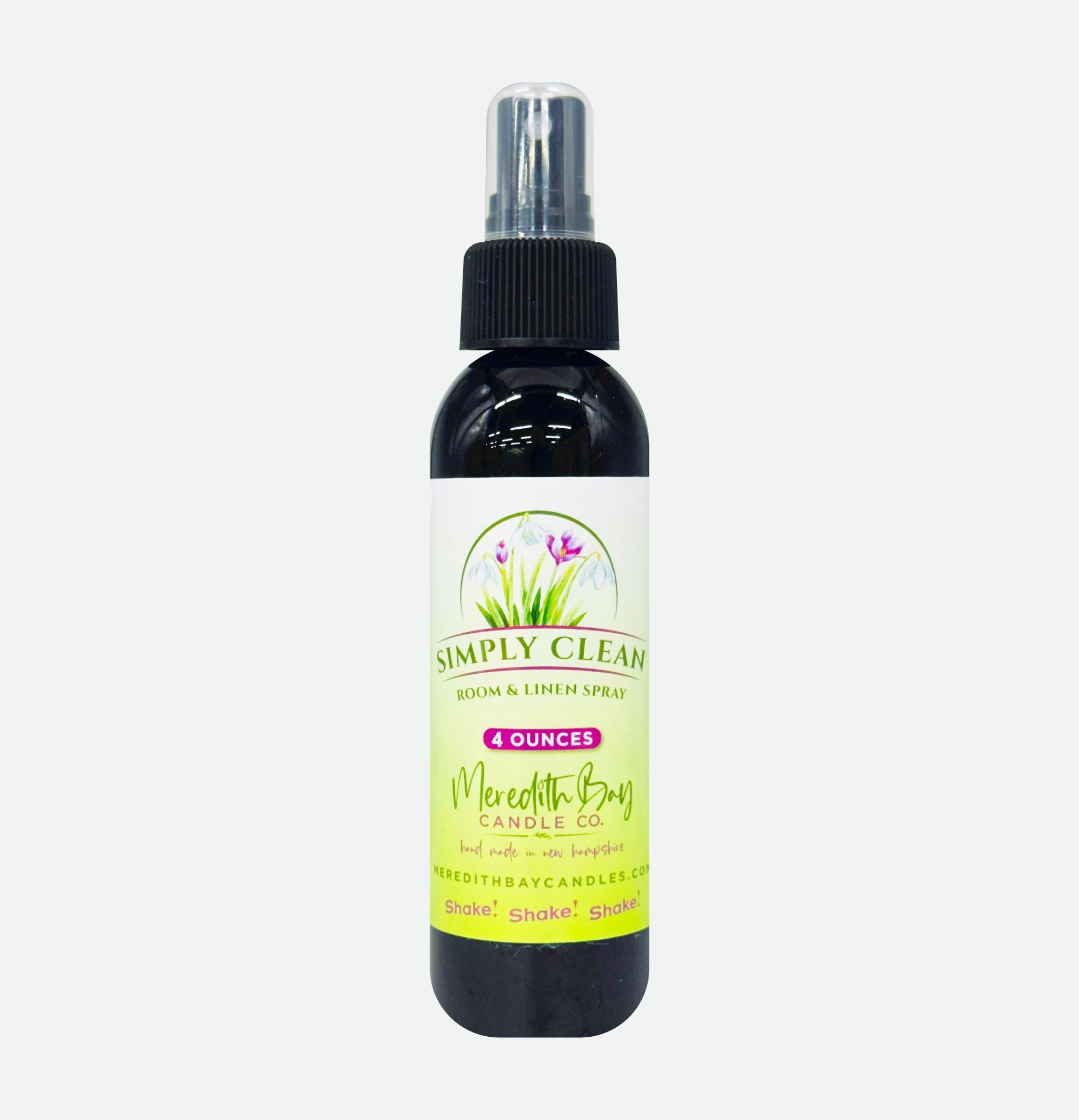 Simply Clean Room & Linen Spray Meredith Bay Candle Co