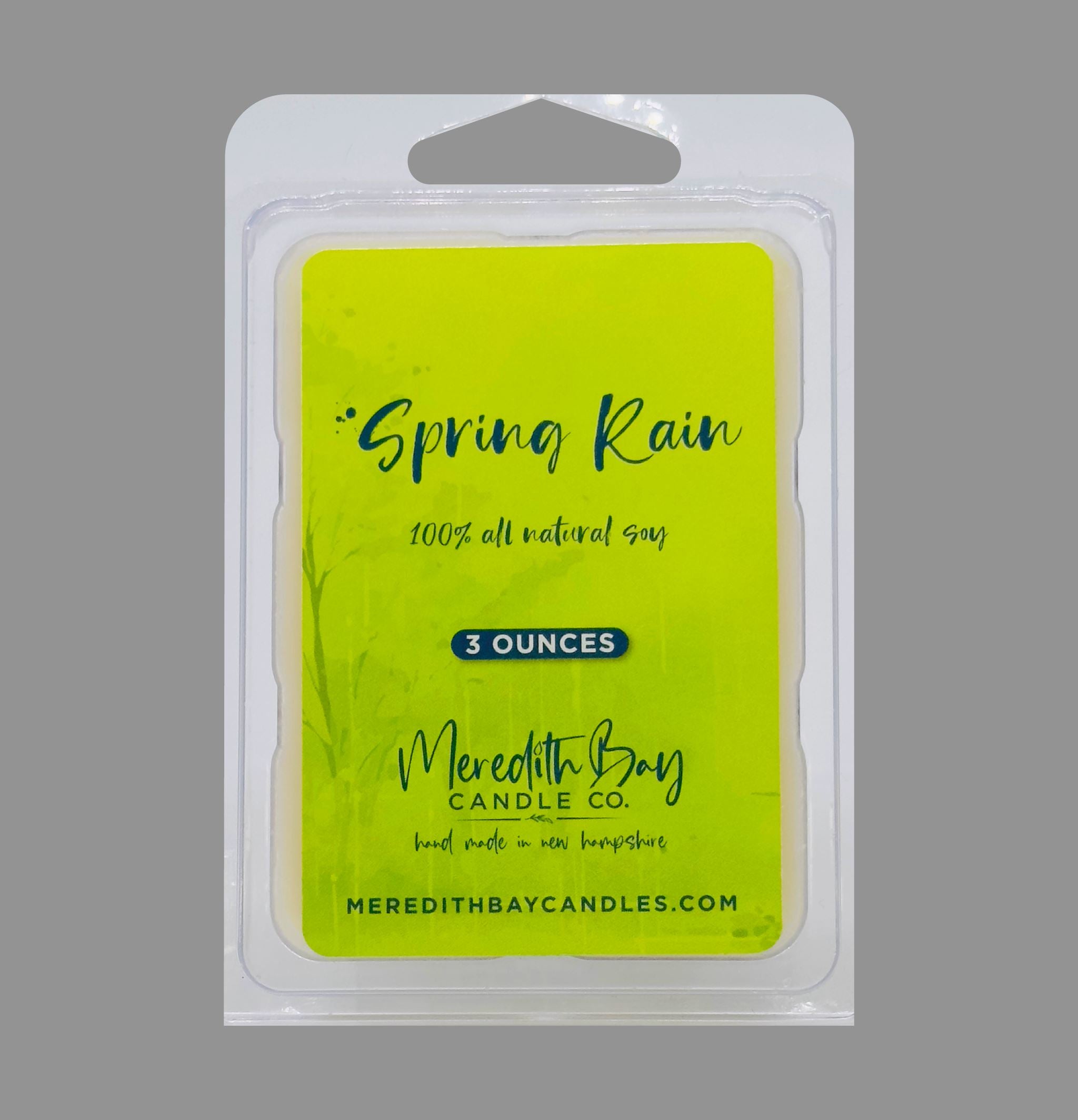 Spring Rain Wax Melt Meredith Bay Candle Co