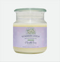 Load image into Gallery viewer, Summer Linen Soy Candle Meredith Bay Candle Co 16 Oz