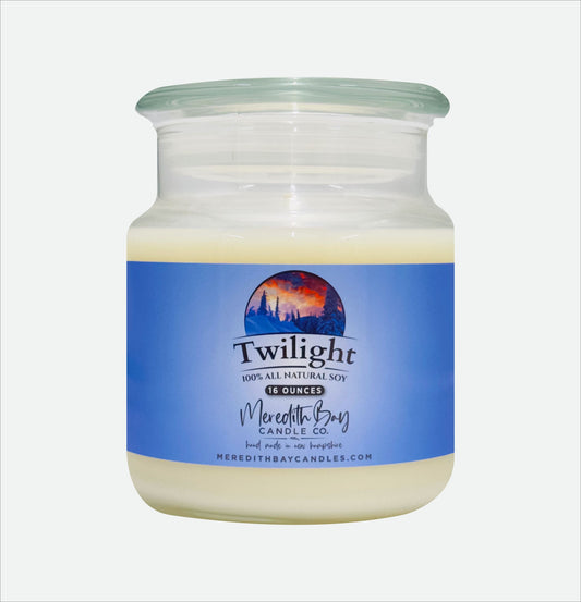 Twilight Soy Candle Meredith Bay Candle Co 16 Oz