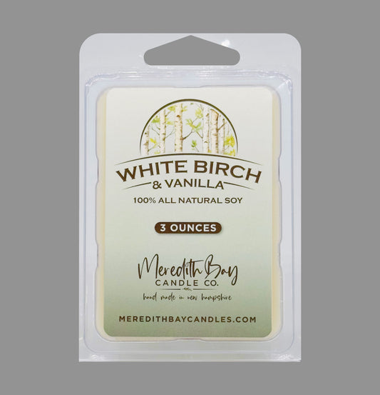 White Birch & Vanilla Wax Melt Meredith Bay Candle Co