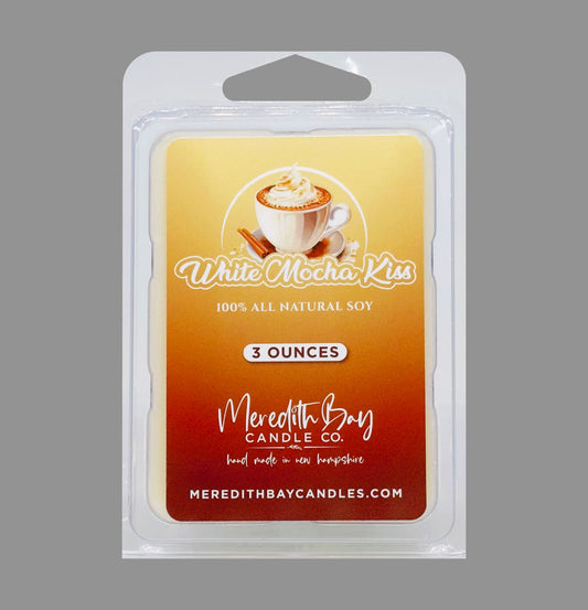 White Mocha Kiss Wax Melt Meredith Bay Candle Co
