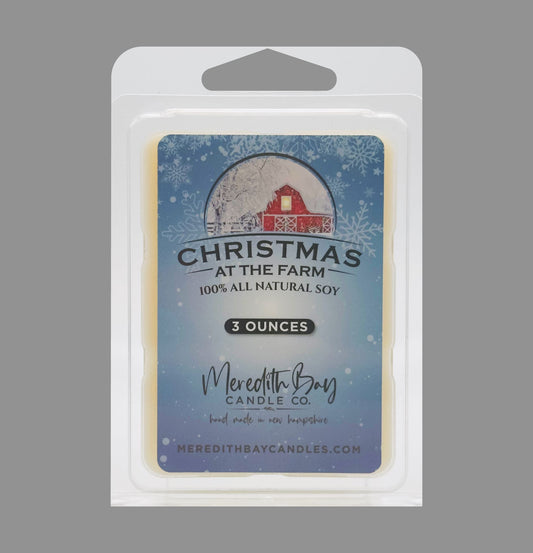 Christmas At The Farm Wax Melt Meredith Bay Candle Co 