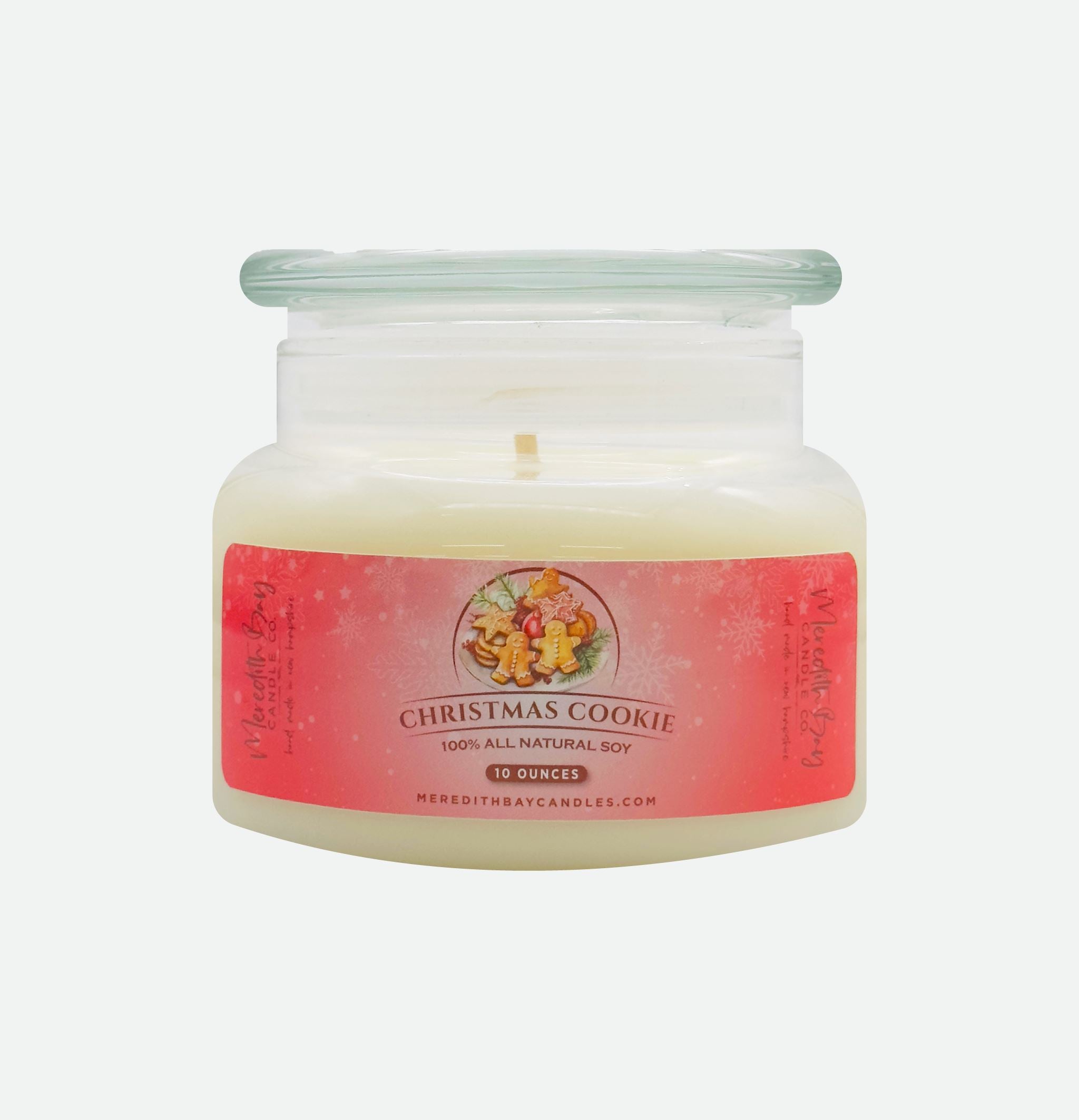 Christmas Cookie Soy Candle Meredith Bay Candle Co 10 Oz 
