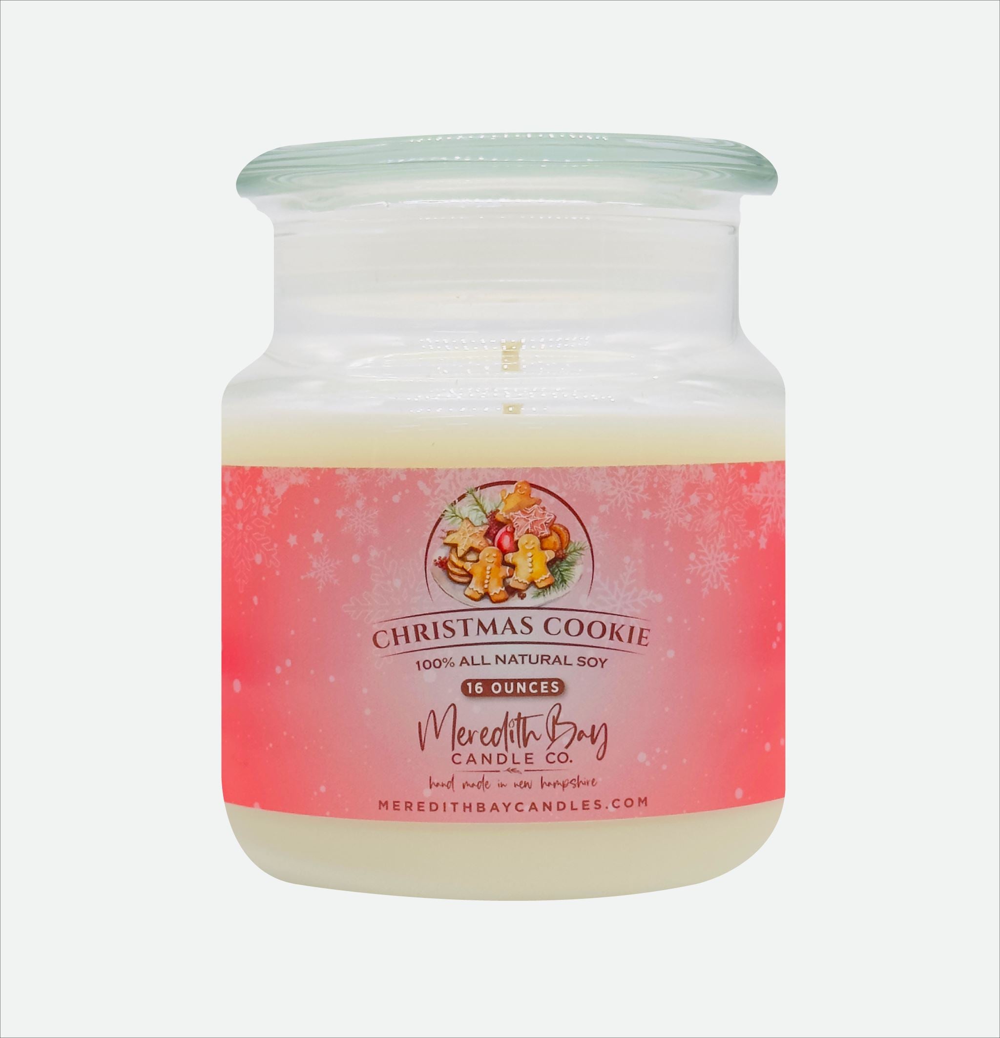 Christmas Cookie Soy Candle Meredith Bay Candle Co 16 Oz 