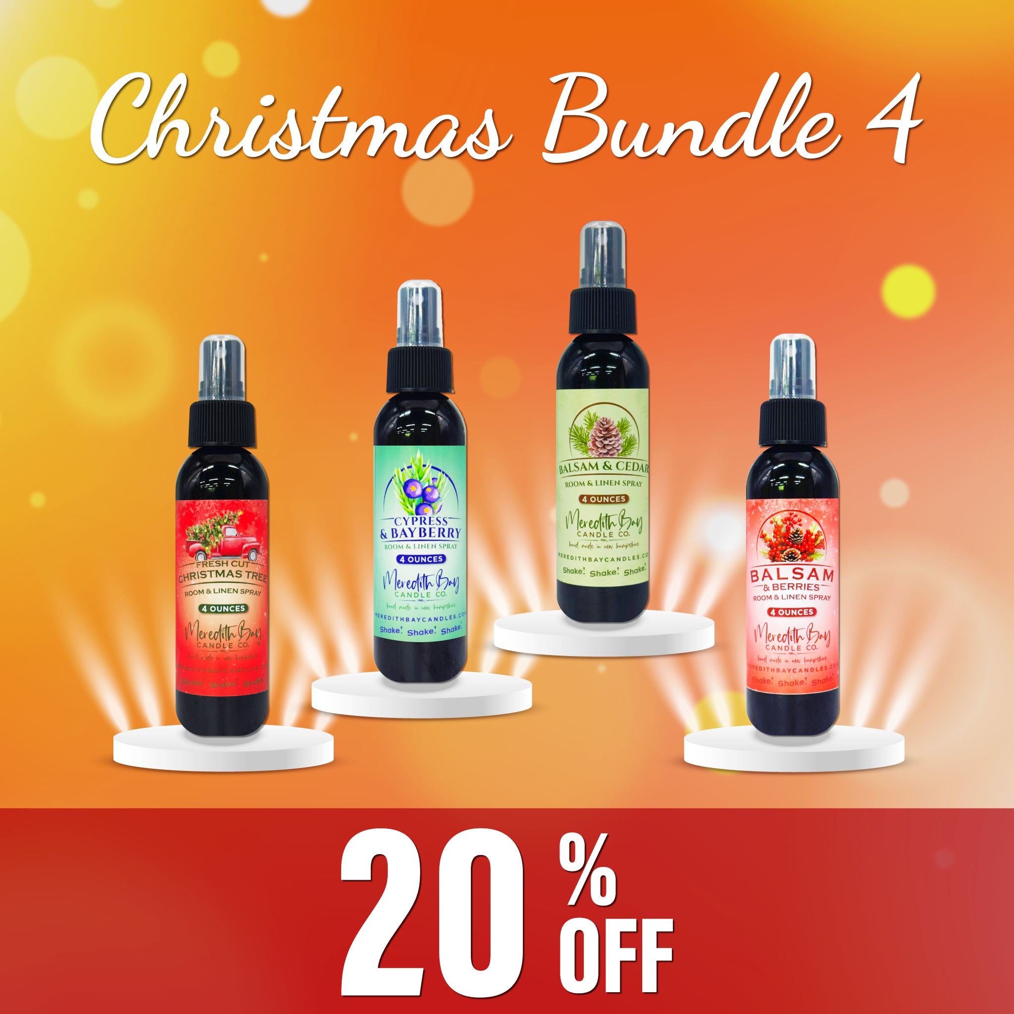 Christmas Savings Bundle 4 Meredith Bay Candle Co 