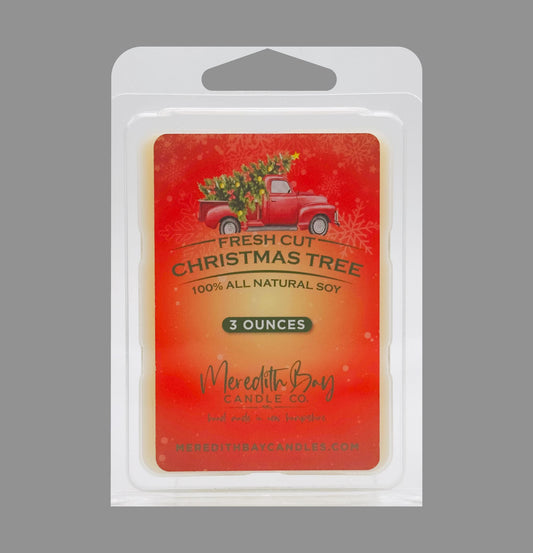 Fresh Cut Christmas Tree Wax Melt Meredith Bay Candle Co 