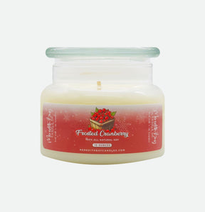 Frosted Cranberry Soy Candle Meredith Bay Candle Co 10 Oz 