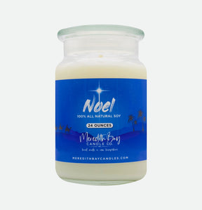 Noel Soy Candle Meredith Bay Candle Co 24 Oz 