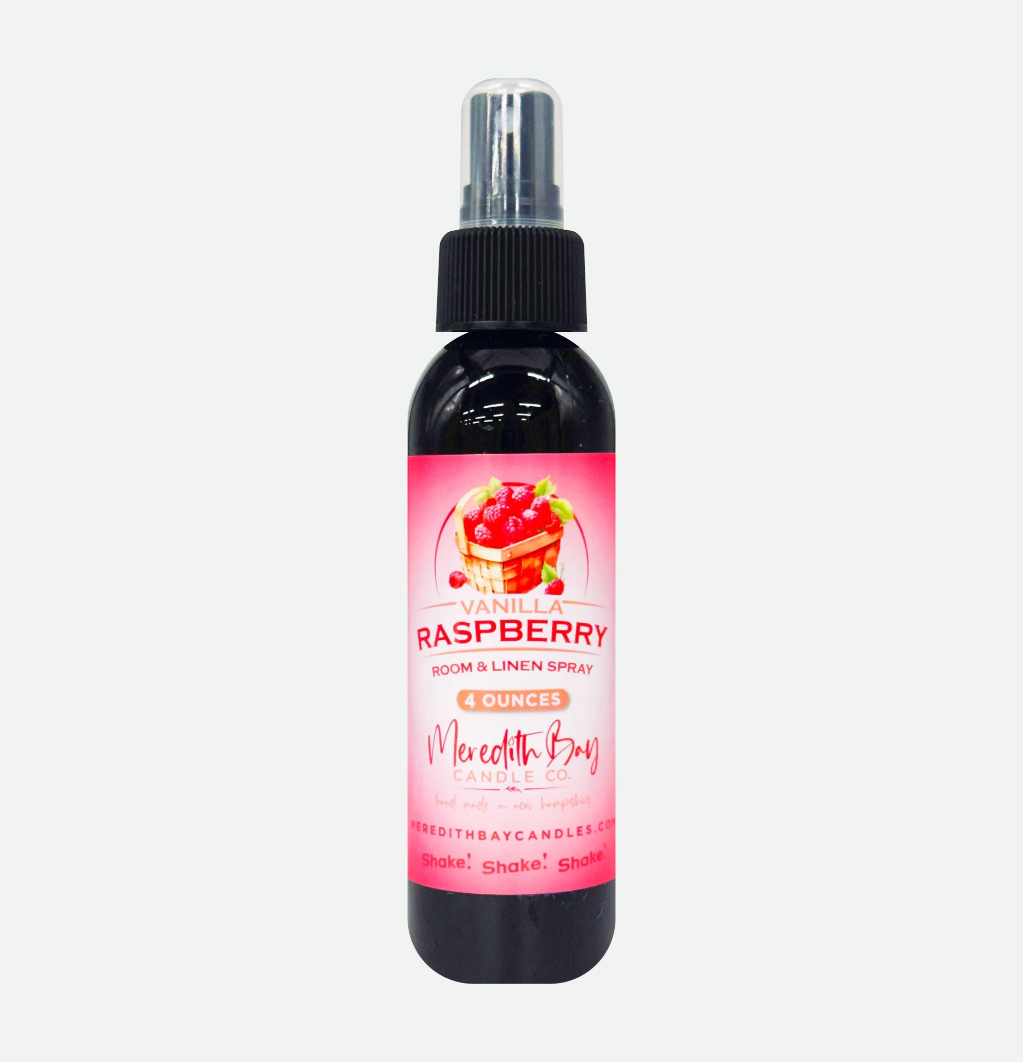 Vanilla Raspberry Room & Linen Spray Meredith Bay Candle Co 