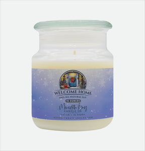 Welcome Home Soy Candle Meredith Bay Candle Co 16 Oz 