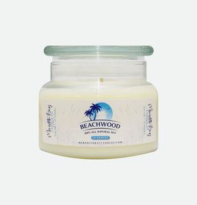 Beachwood Soy Candle Soy Candle Meredith Bay Candle Co 10 Oz 