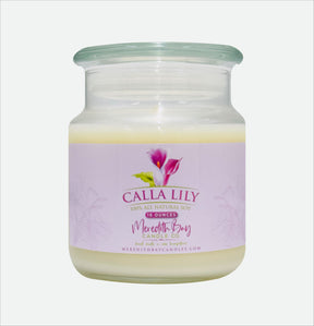 Calla Lily Soy Candle Soy Candle Meredith Bay Candle Co 16.0 Oz 