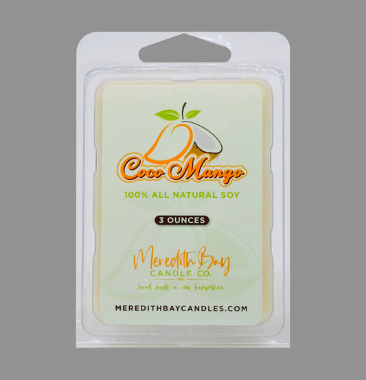 Coco Mango Wax Melt Meredith Bay Candle Co 
