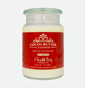Cocoa Butter Cashmere Soy Candle Meredith Bay Candle Co 24.0 Oz 