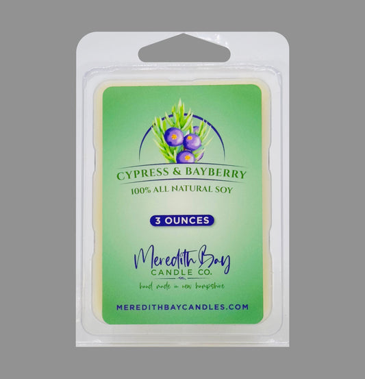 Cypress and Bayberry Wax Melt Meredith Bay Candle Co 