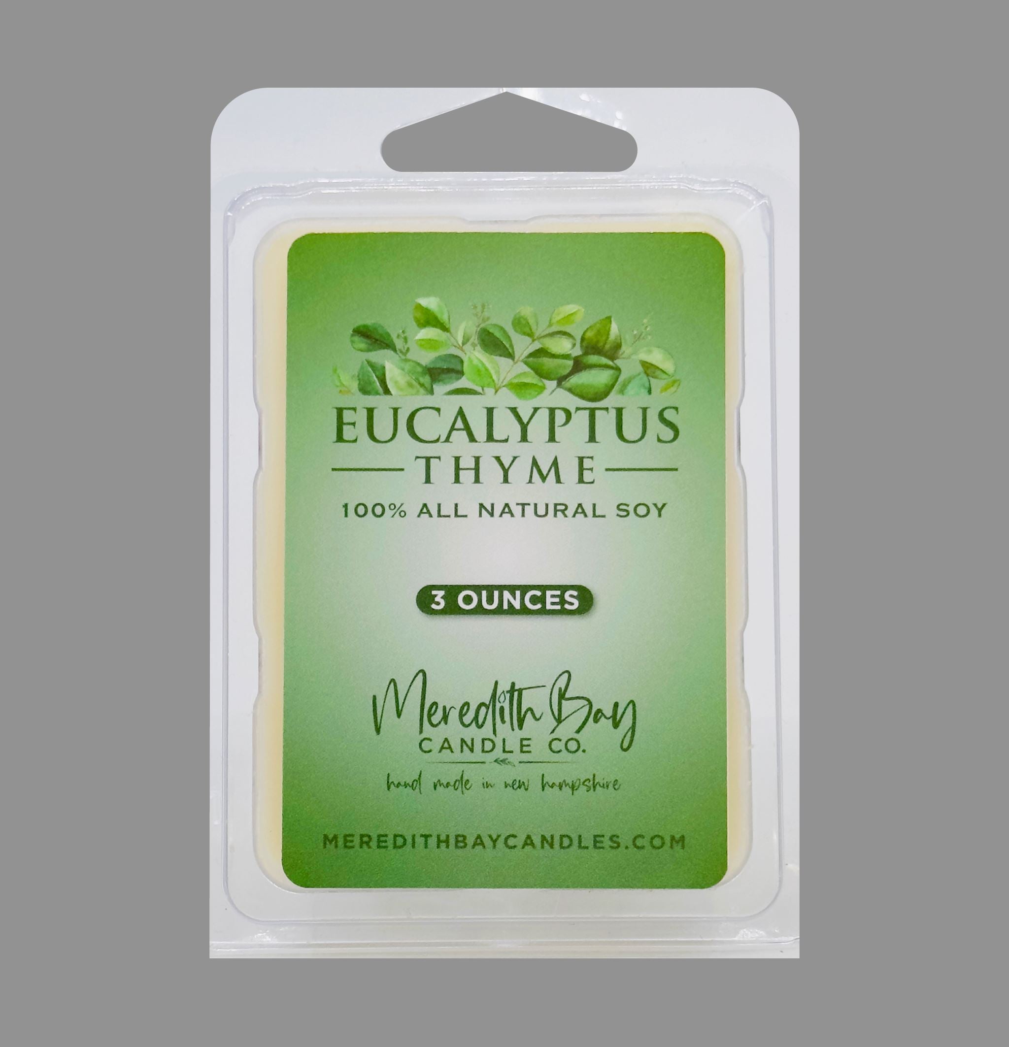 Eucalyptus Thyme Wax Melt Meredith Bay Candle Co 